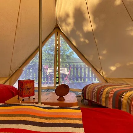 Tenda Glamping Vista Sulla Valle - Podere Di Maggio ラグジュアリーテント サンタ・フィオーラ